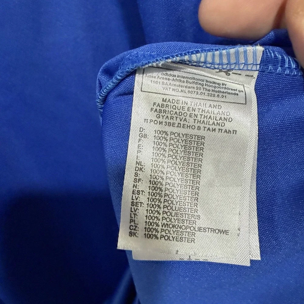 adidas‎ chelsea jersey Short Sleeve Blue Clima Cool Team Patch XL